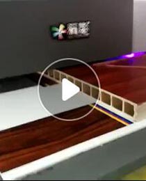 木门木材平板打印机打印视频