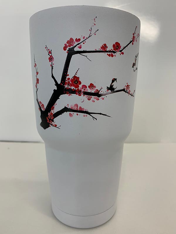 圆锥体水杯打印机打印效果