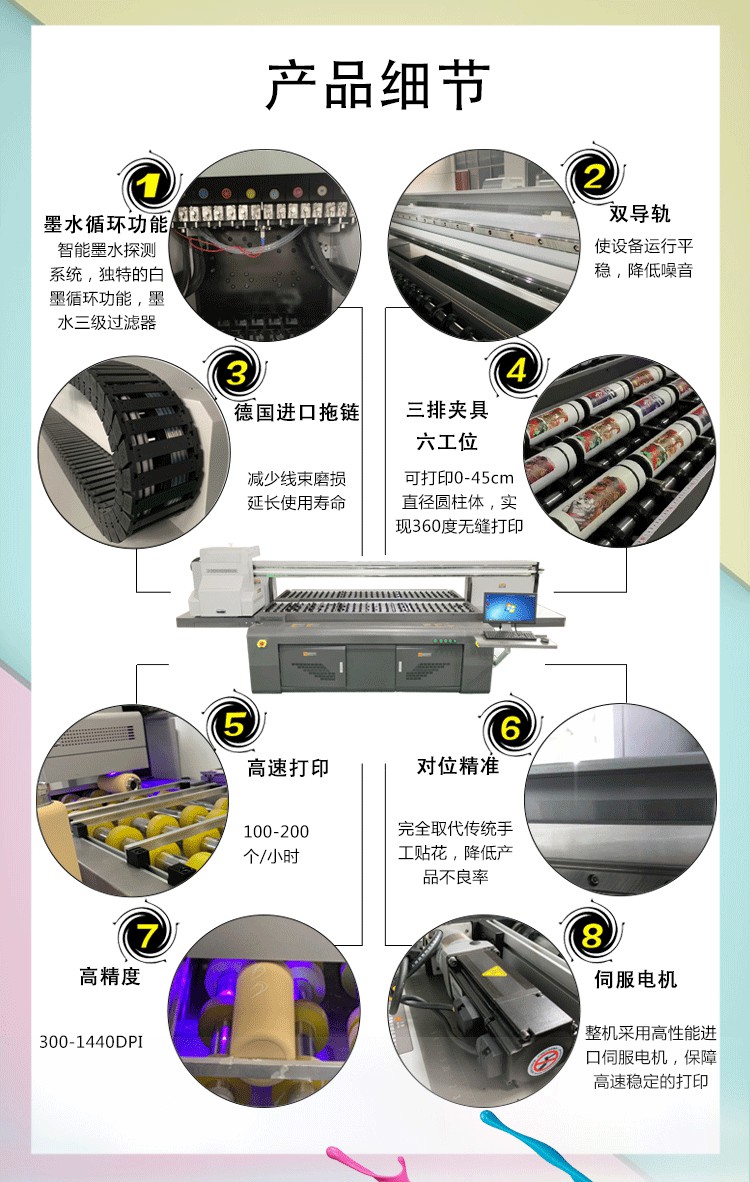 保溫杯圓柱體打印機細節(jié)